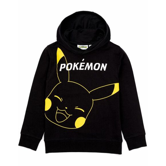 Pokemon Childrens/Kids Pikachu Hoodie / Black